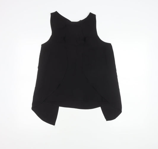 River Island Women’s Black Size 12 Sleeveless Blouse