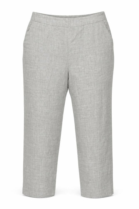 David Nieper Women’s Grey Plus Size 22 Straight Leg Trousers