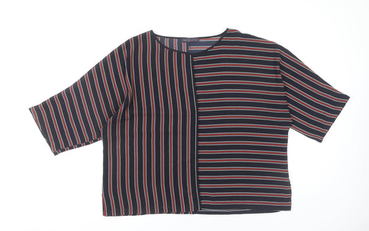 Marks and Spencer Women’s Multicoloured Stripe Blouse UK 18
