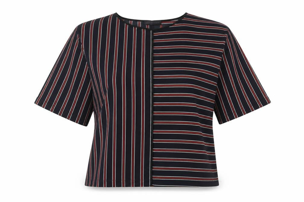 Marks & Spencer Women’s Multicoloured Stripe Blouse UK 18