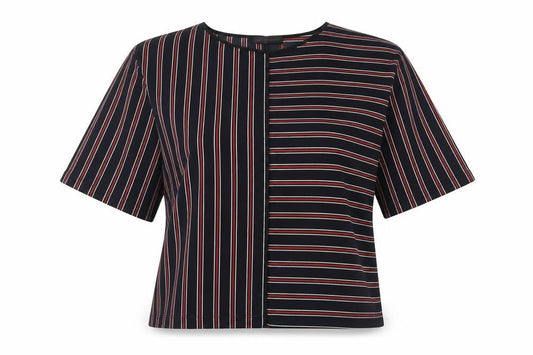 Marks and Spencer Women’s Multicoloured Stripe Blouse UK 18