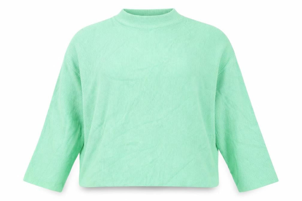 Marks & Spencer Women’s Green XL Mock Neck Knit Jumper