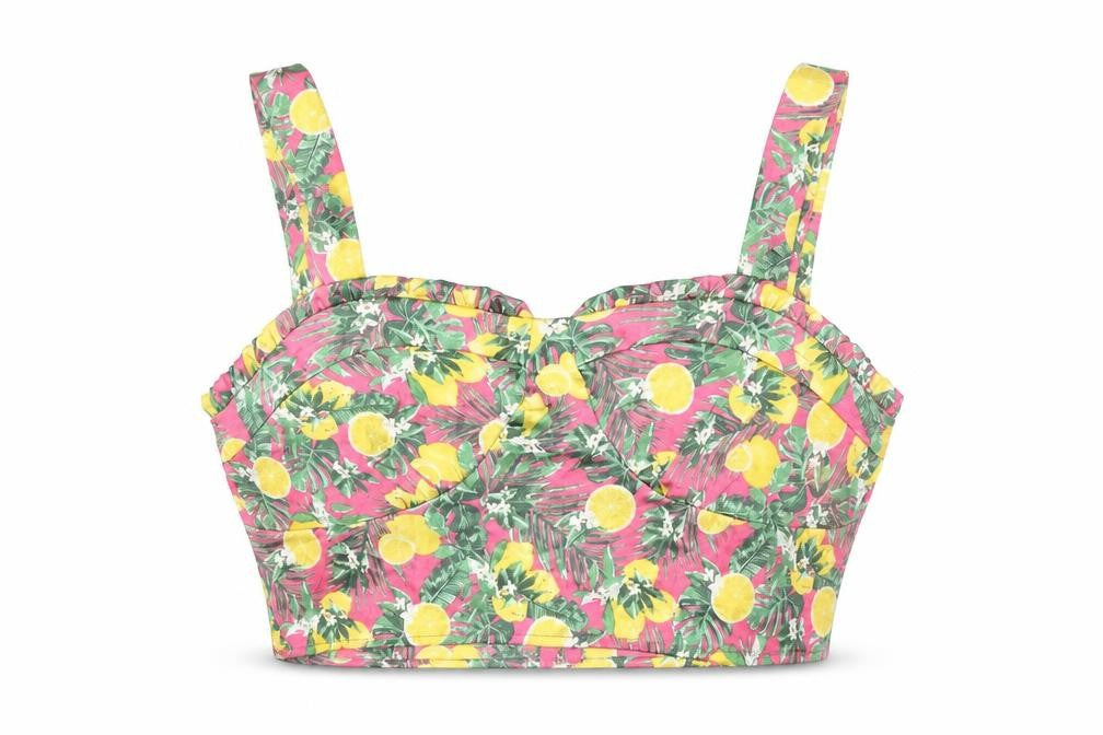 QED London Women's Multicoloured Tropical Camisole UK 14