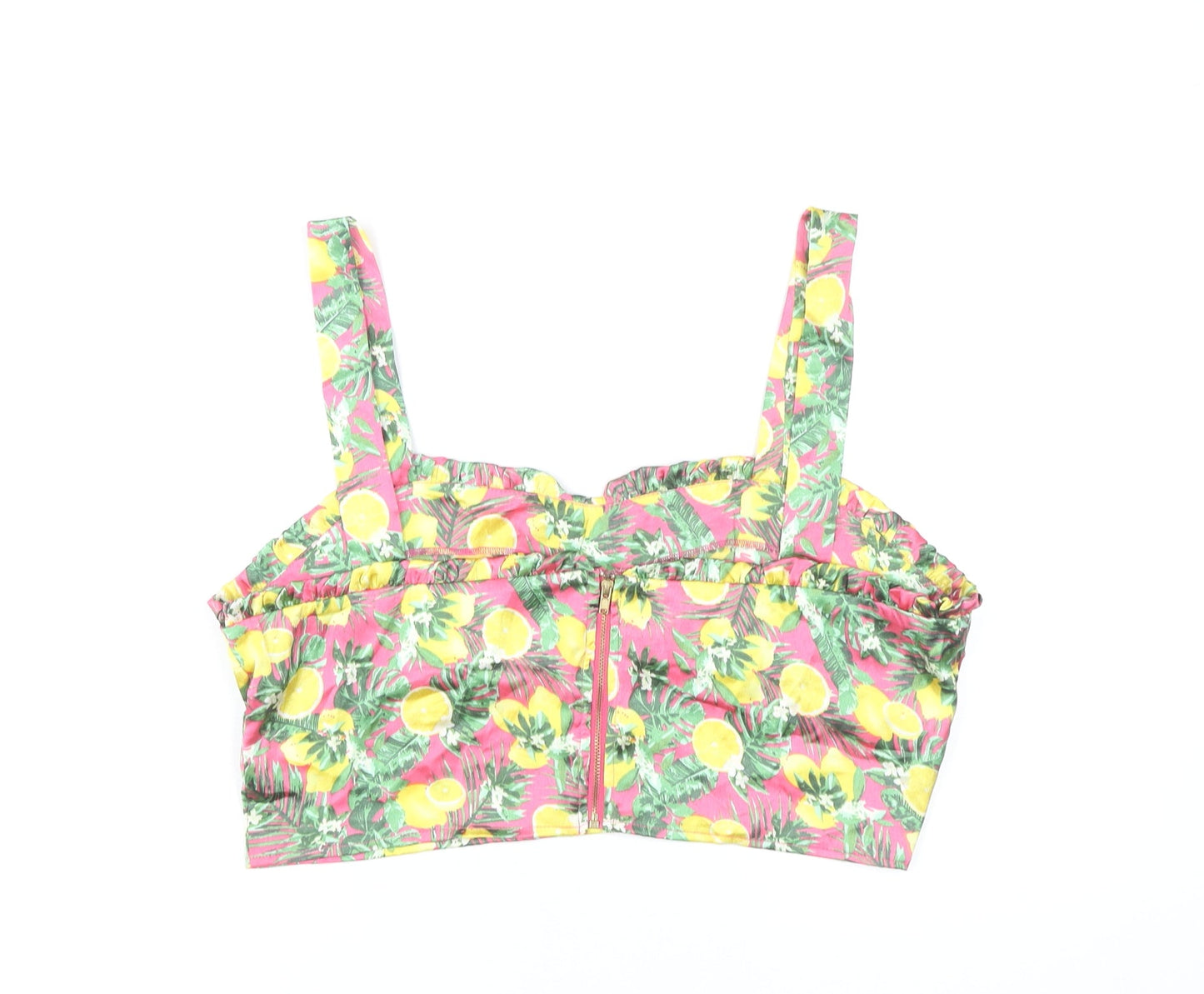 QED London Women's Multicoloured Tropical Camisole UK 14