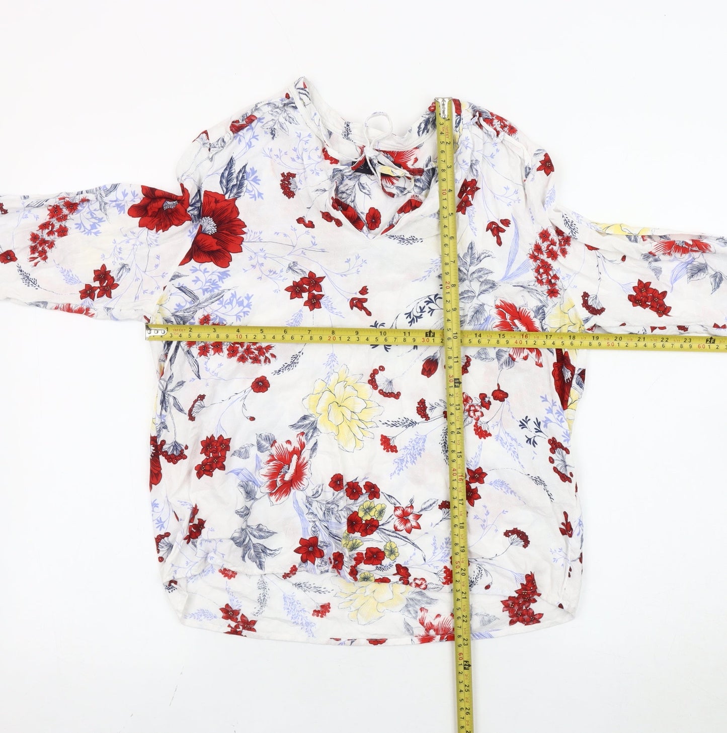 Marks and Spencer Women’s Multicoloured Floral Tunic Blouse Size 14