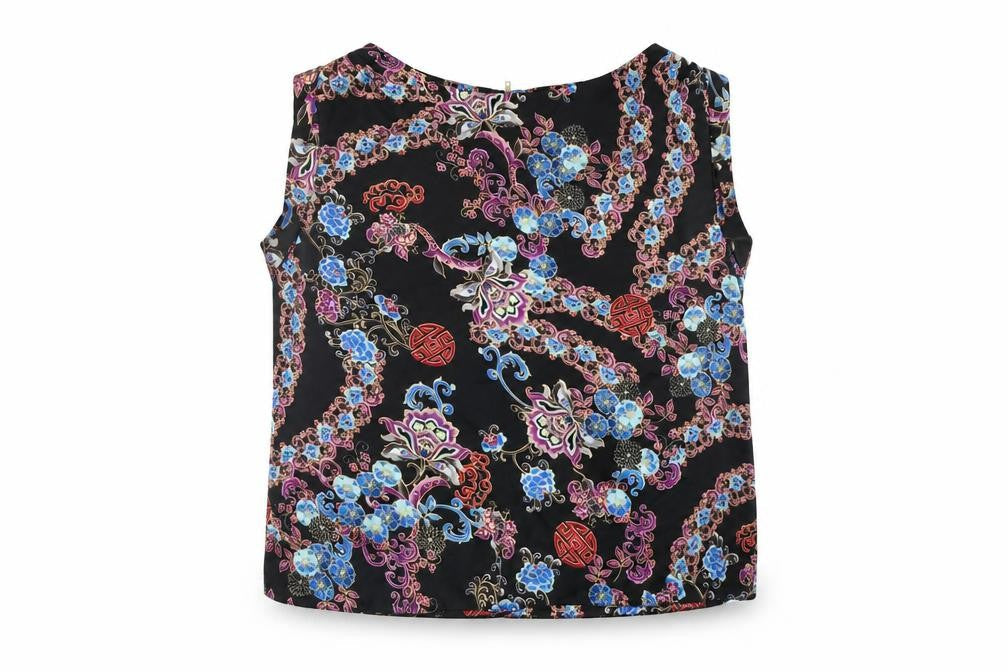 Red Herring Women's Multicoloured Floral Sleeveless Blouse Size 18