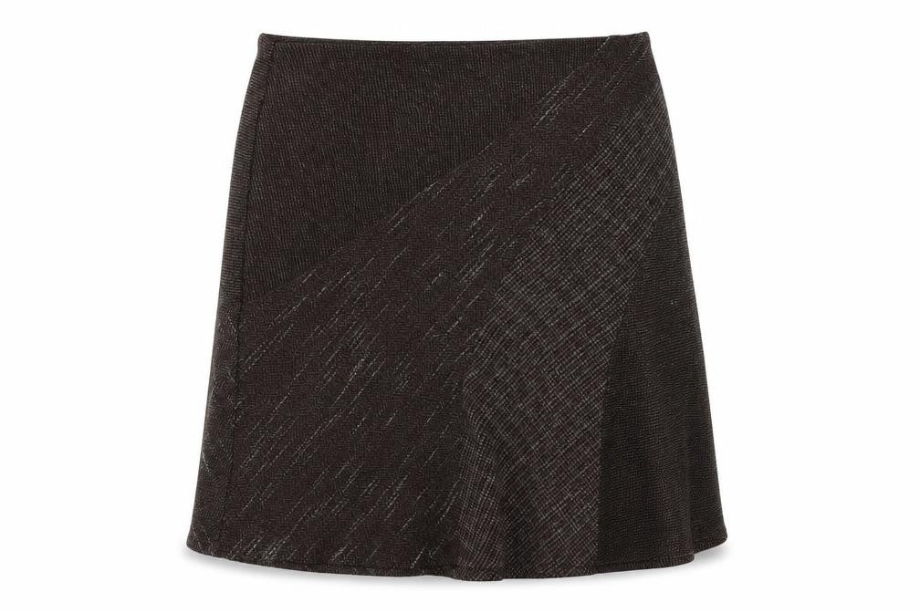 Marks & Spencer Women’s Brown Check A-Line Midi Skirt Size 16