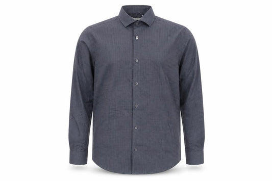 Jack & Jones Men’s Blue Check Slim Fit Cotton Shirt M Long Sleeve
