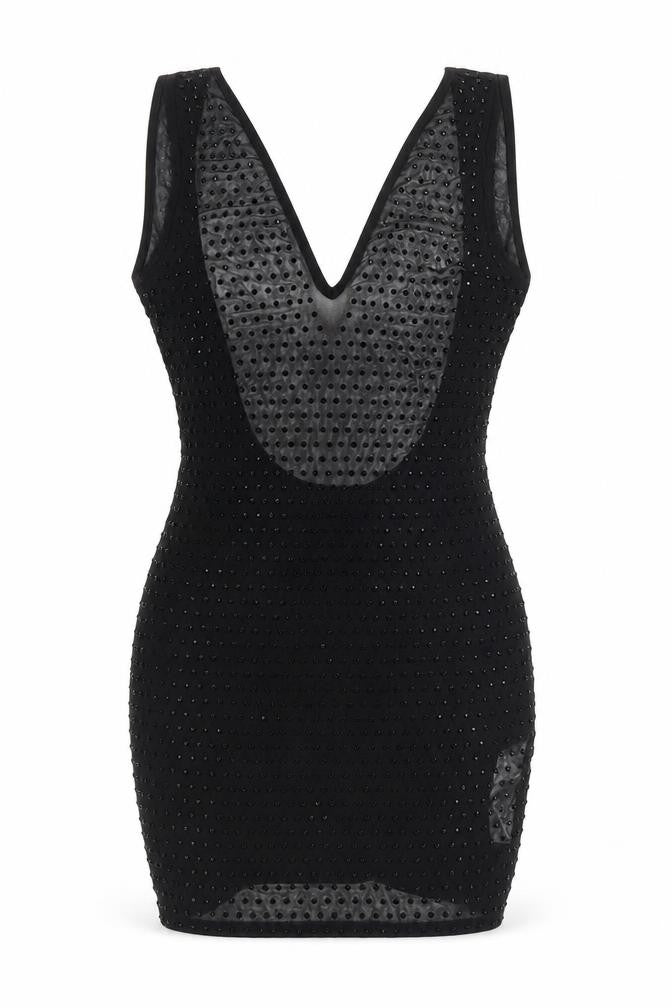 PRETTYLITTLETHING Women's Black Size 6 Bodycon Party Dress