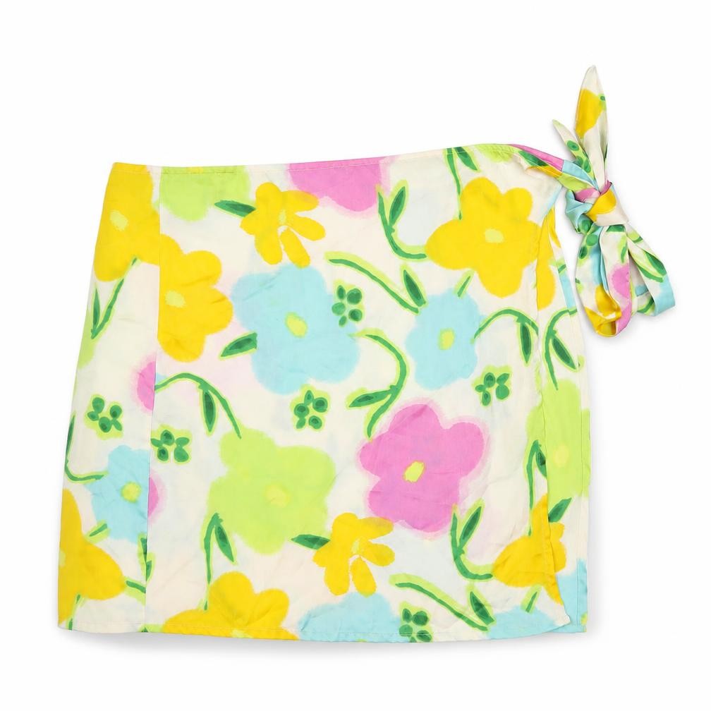 ASOS DESIGN Women’s Multicoloured Floral Tie Cover-Up UK 12