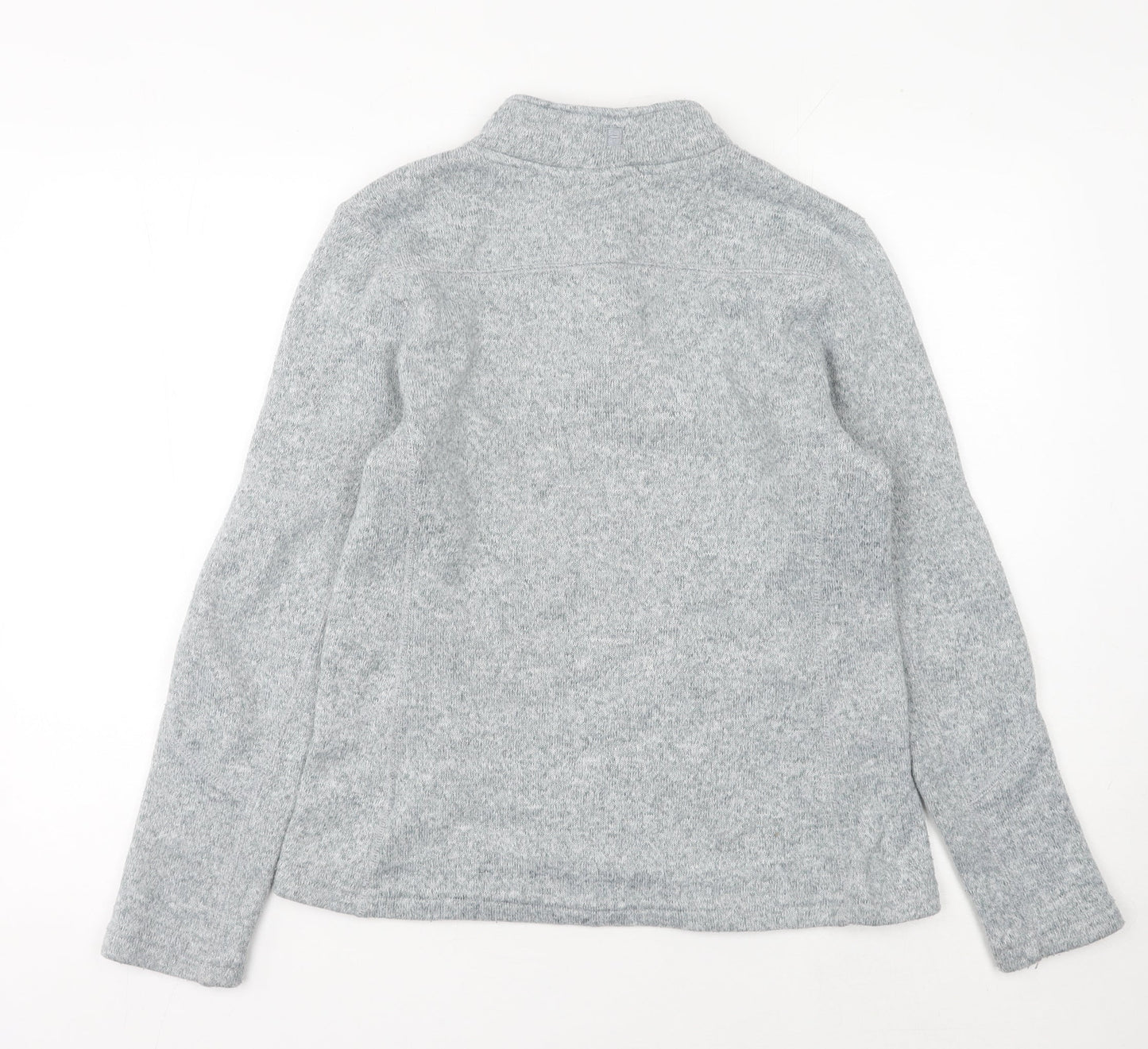Mountain Warehouse Women’s Grey Henley Sweatshirt Size 12 Polyester