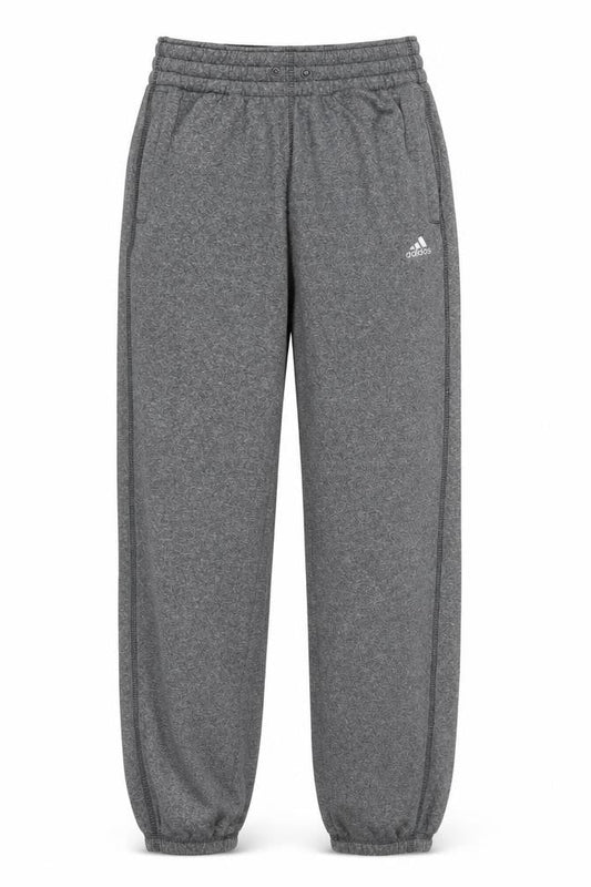 Adidas Women Grey Climawarm Sweatpants Size 8-10 Winter Fleece