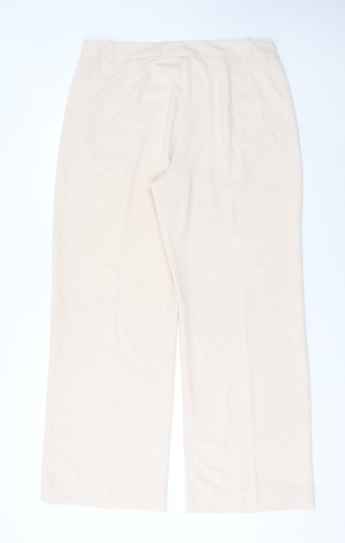 Principles Women’s Beige Size 16 Straight Leg Trousers Regular Fit