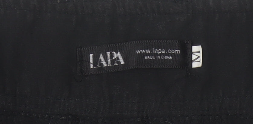 Lapa Women’s Black Cargo Style Cotton Leggings M