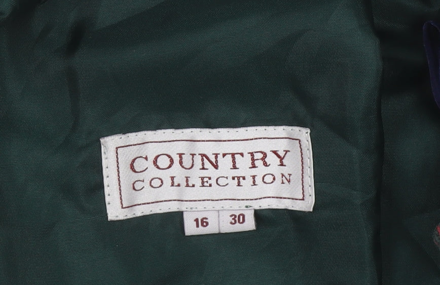 Country Collection Womens Multicoloured Paisley Midi A-Line Skirt Size 16
