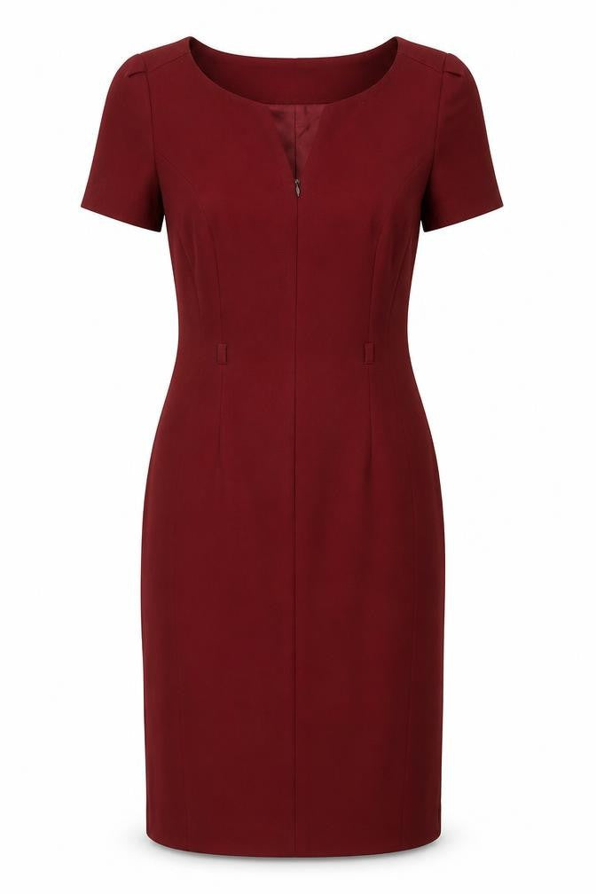 Marks & Spencer Women’s Red Size 8 Sheath Knee Length Dress