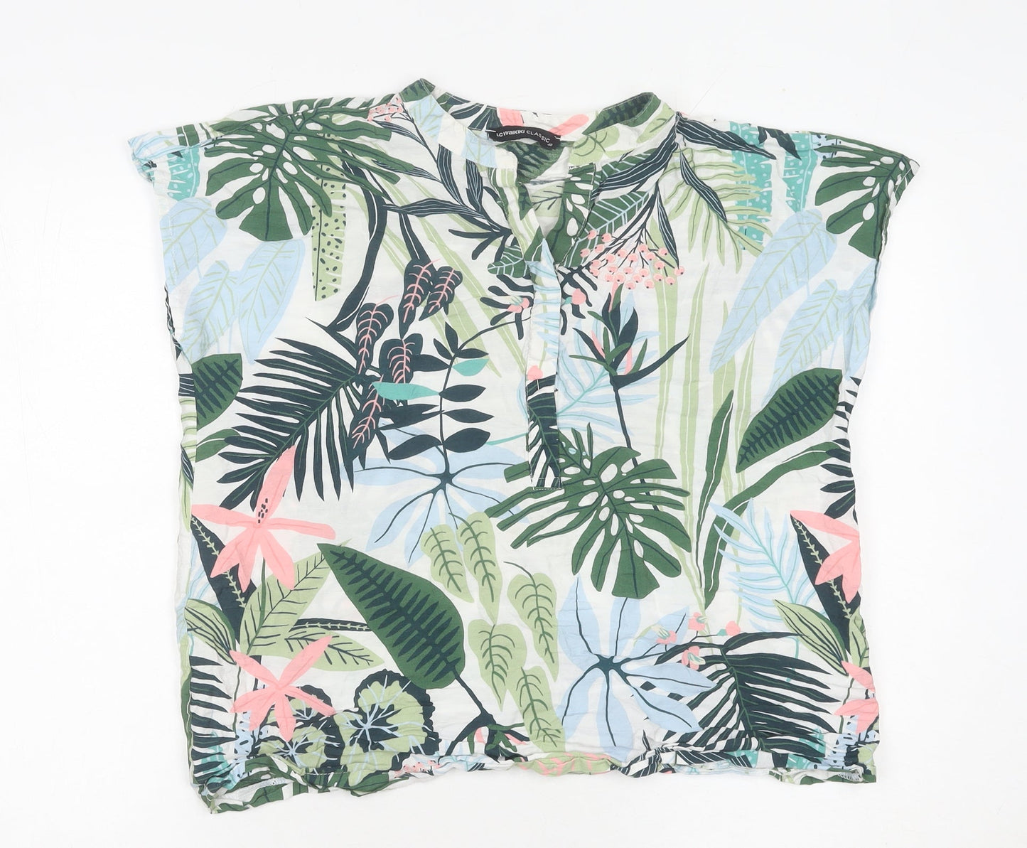 LC Waikiki Women’s Multicoloured Floral Tunic Blouse Size 12