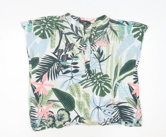 LC Waikiki Women’s Multicoloured Floral Tunic Blouse Size 12