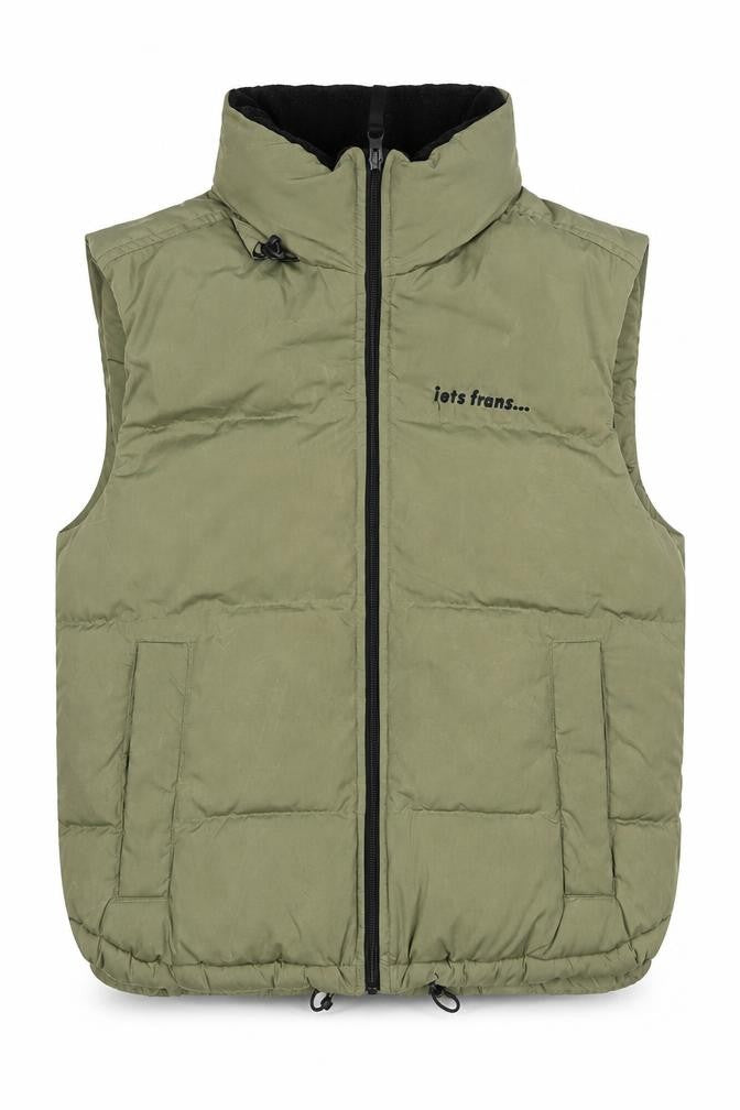 Jets Frans Womens Green S Puffer Padded Waistcoat Sleeveless Casual