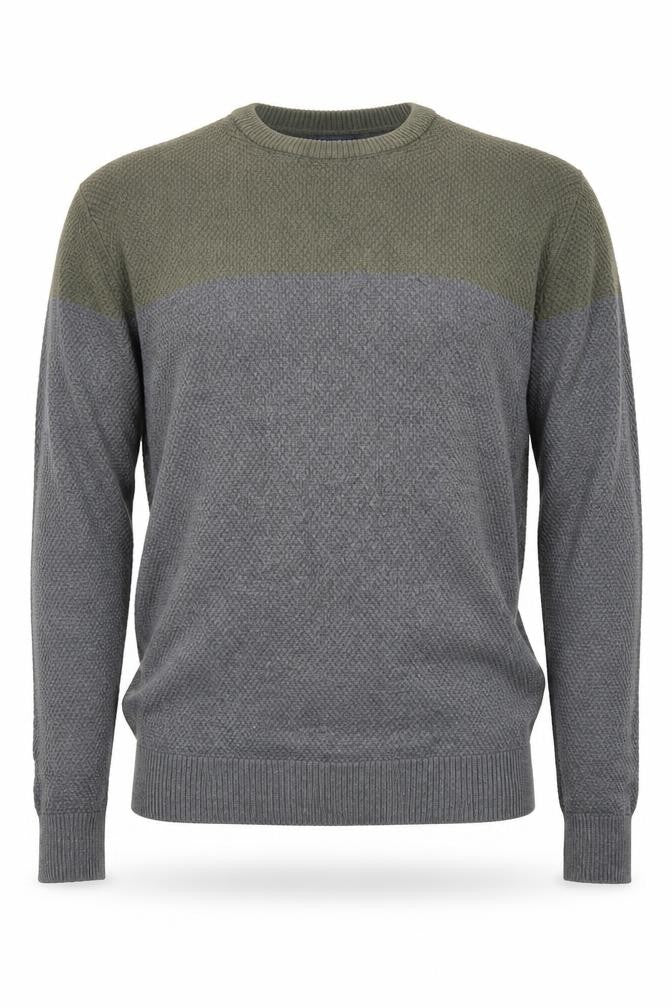 Gap Men’s Grey Cotton Crew Neck Pullover Jumper M Regular Fit
