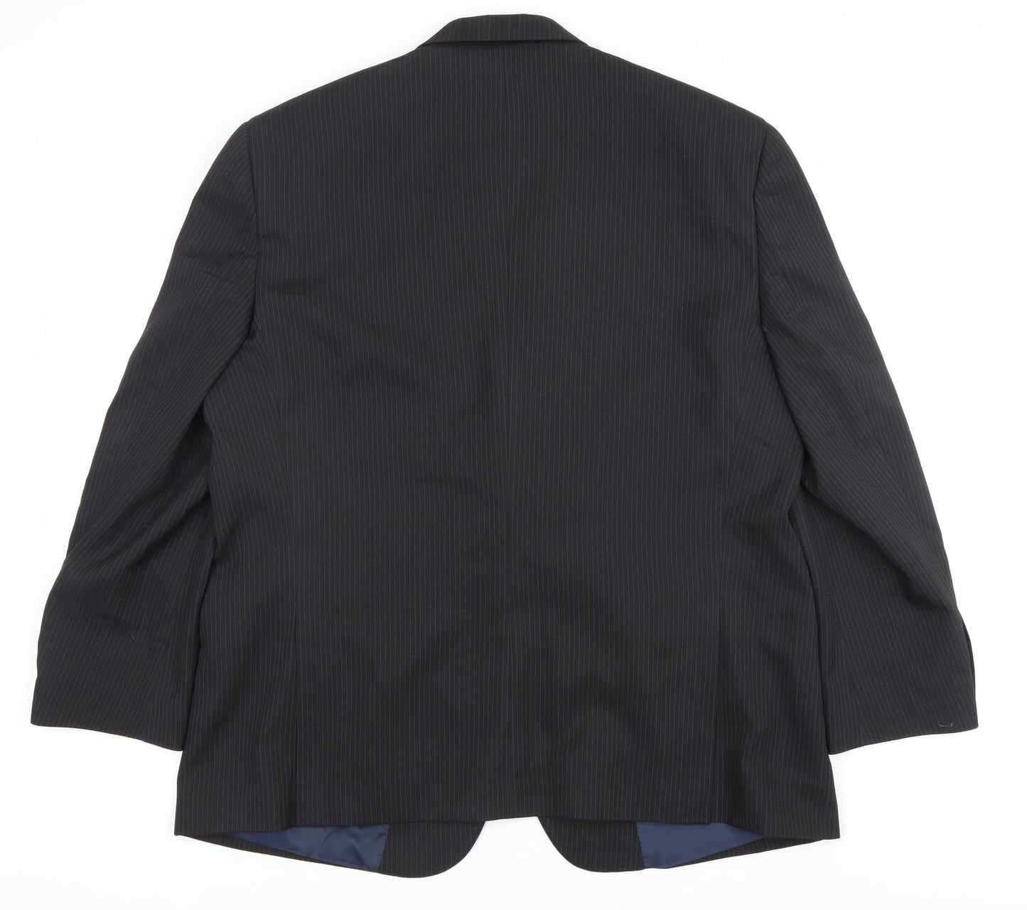 Greenwoods Men’s Black Pinstripe Blazer Jacket 40 Chest Regular Fit