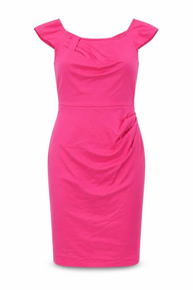 Jolie Moi Women’s Pink Off Shoulder Bodycon Dress Size 10