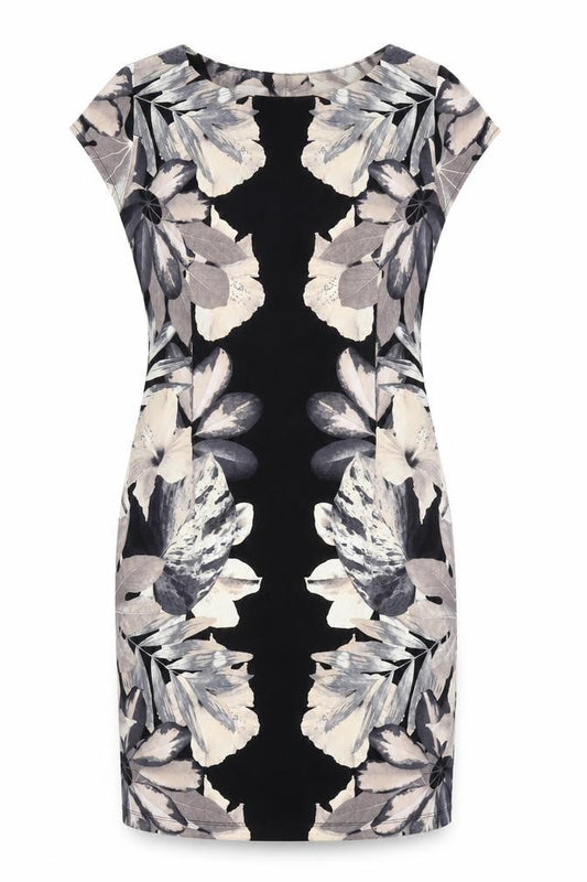 Wallis Petite Women's Multicoloured S Sheath Knee Length Floral Dress