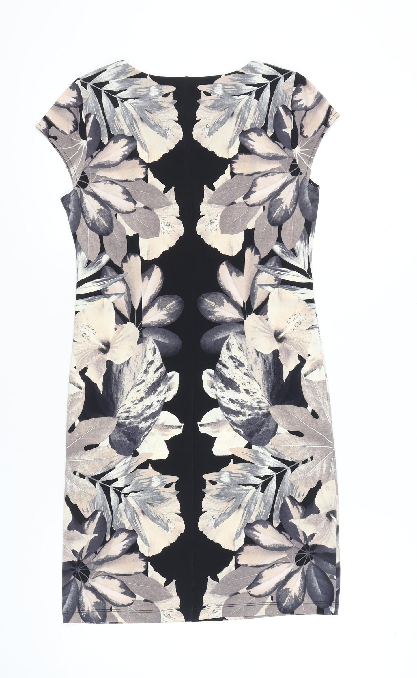 Wallis Petite Women's Multicoloured S Sheath Knee Length Floral Dress