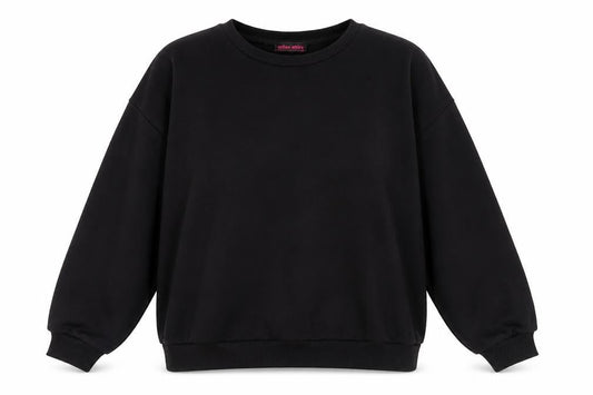 Urban Attire Women’s Black S Pullover Sweatshirt Graphic Quote