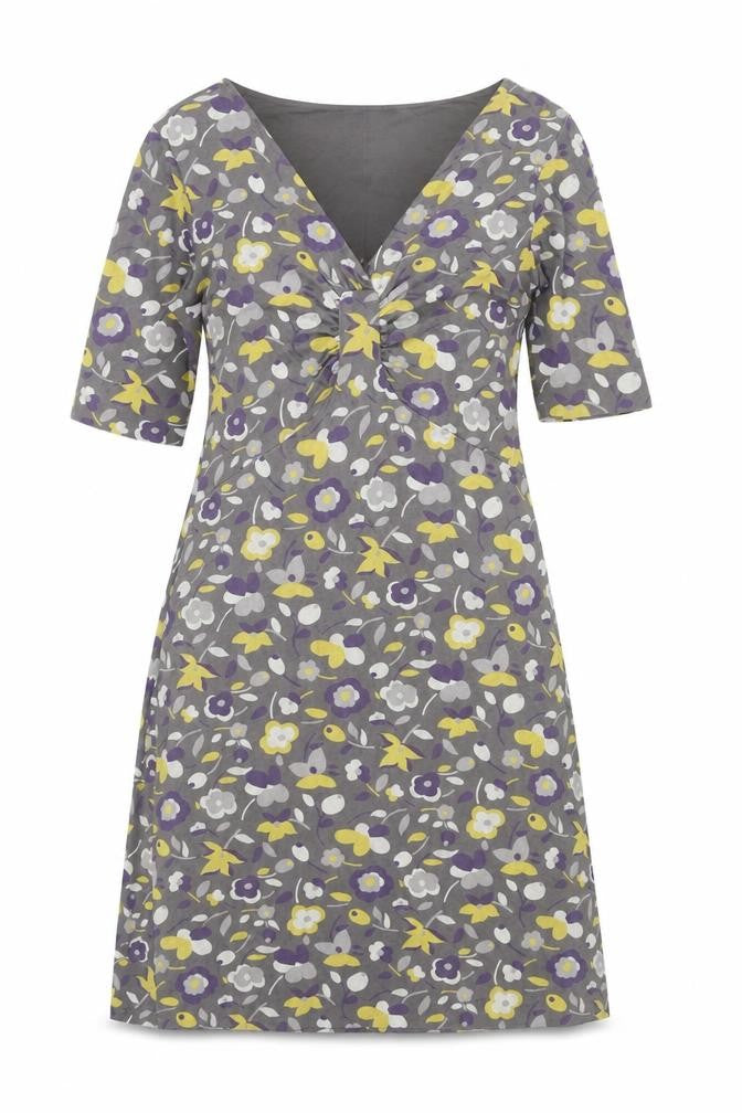 Boden Women’s Multicoloured Floral A-Line Knee Length Dress UK 10