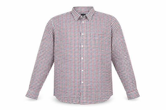 James Pringle Men's Multicoloured Check Long Sleeve Button-Up Shirt XL