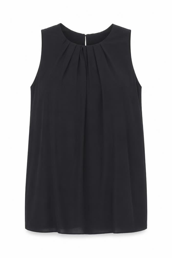 H&M Women’s Black XL Shift Dress Sleeveless Knee Length Lined
