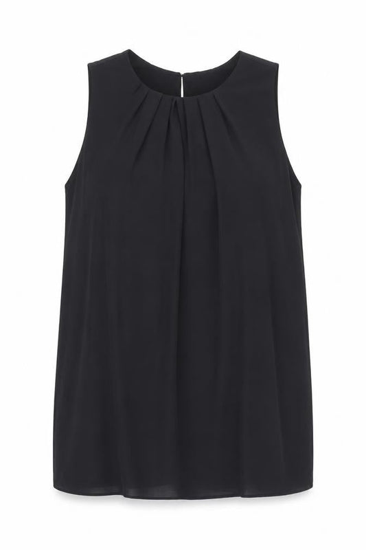 H&M Women’s Black XL Shift Dress Sleeveless Knee Length Lined
