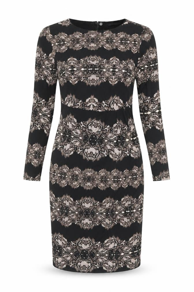 Marks & Spencer Women’s Black Floral Bodycon Dress Size 14