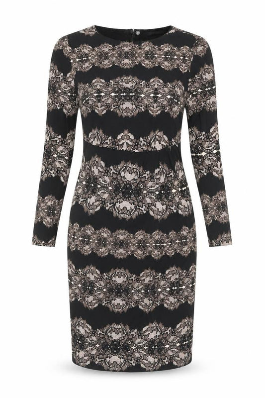 Marks & Spencer Women’s Black Floral Bodycon Dress Size 14