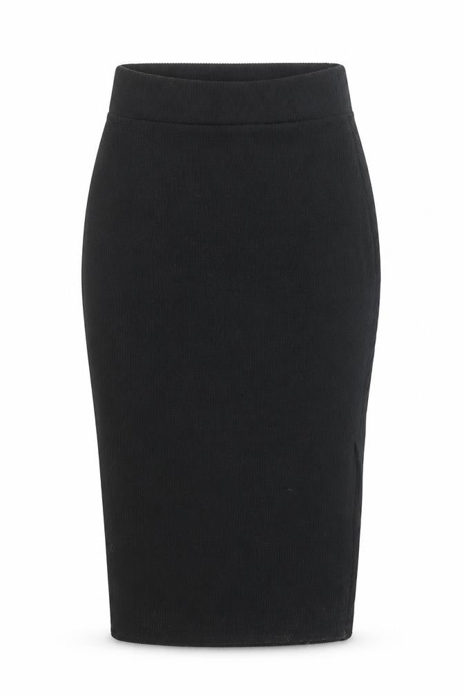 Nasty Gal Women's Black Size 10 Long Pencil Skirt Stretch
