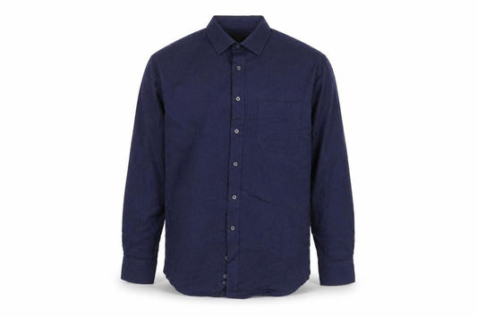 Marks & Spencer Men’s Blue Cotton Twill Regular Fit Shirt 14.5in