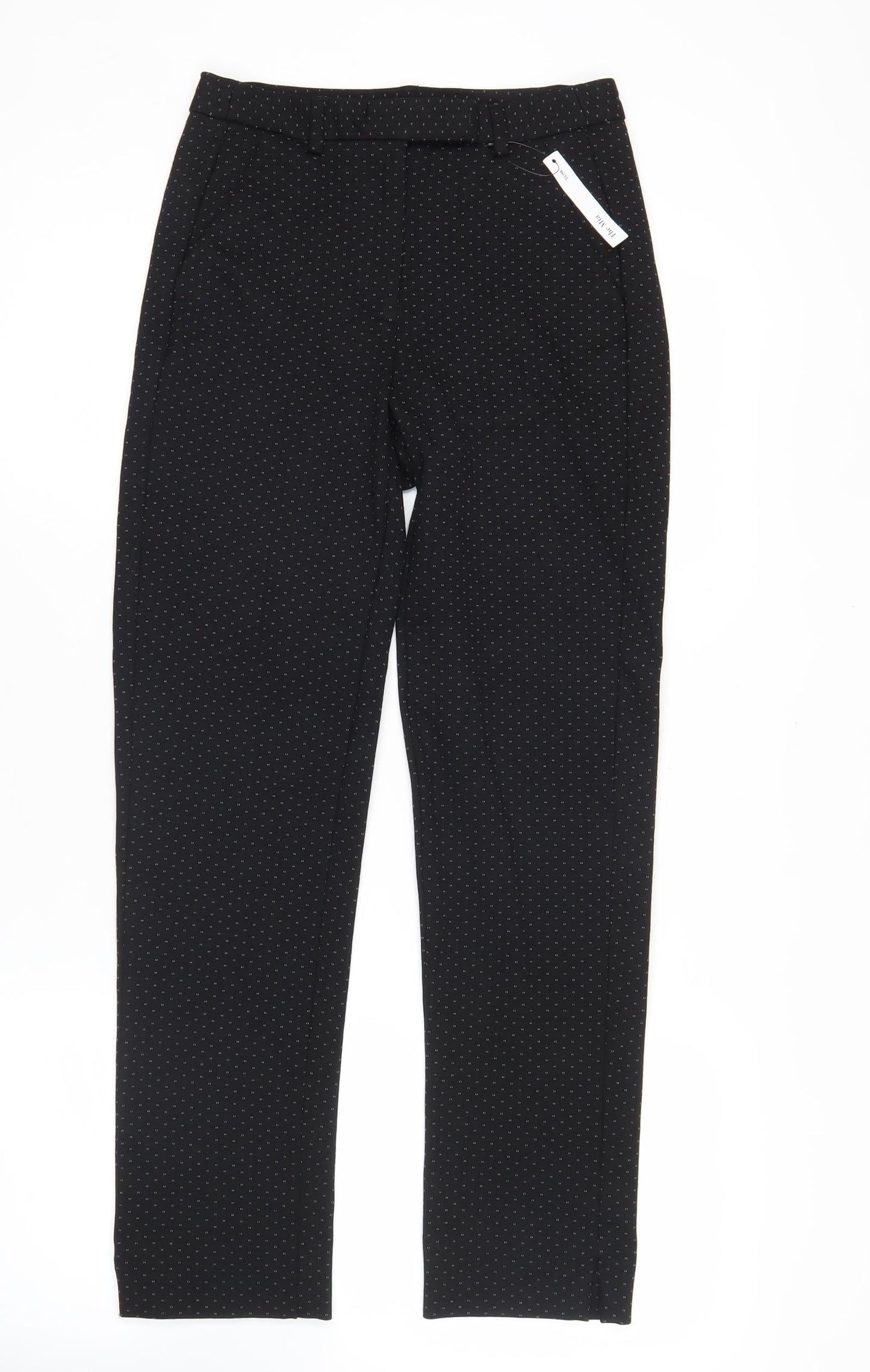 Marks and Spencer Women’s Black Polka Dot Slim Trousers Size 6