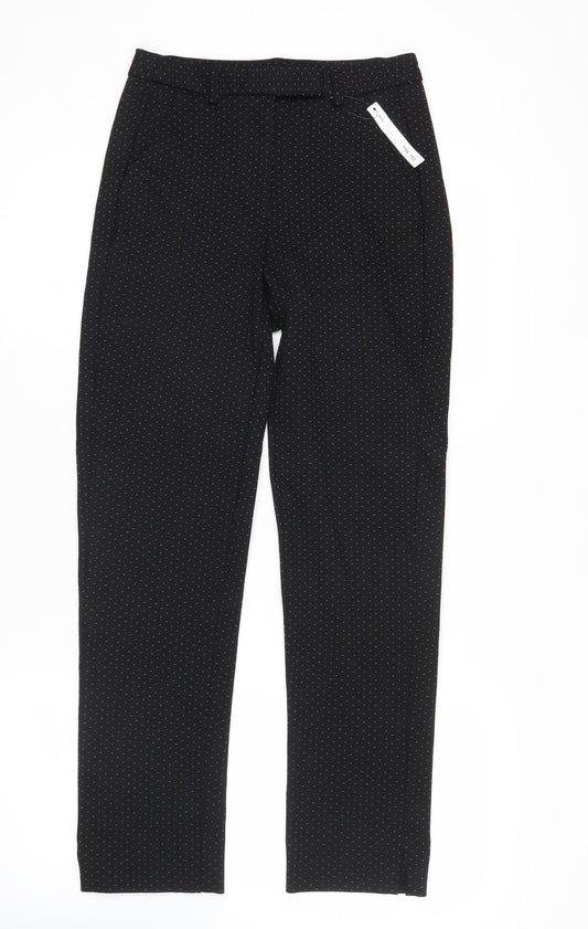 Marks and Spencer Women’s Black Polka Dot Slim Trousers Size 6