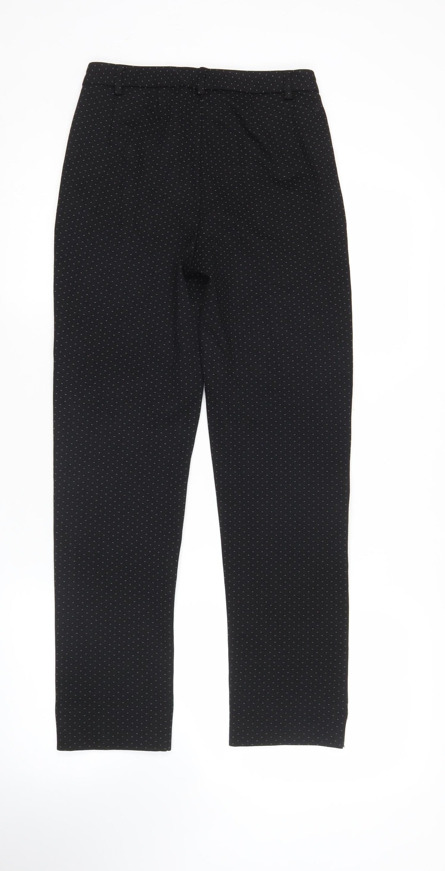 Marks and Spencer Women’s Black Polka Dot Slim Trousers Size 6