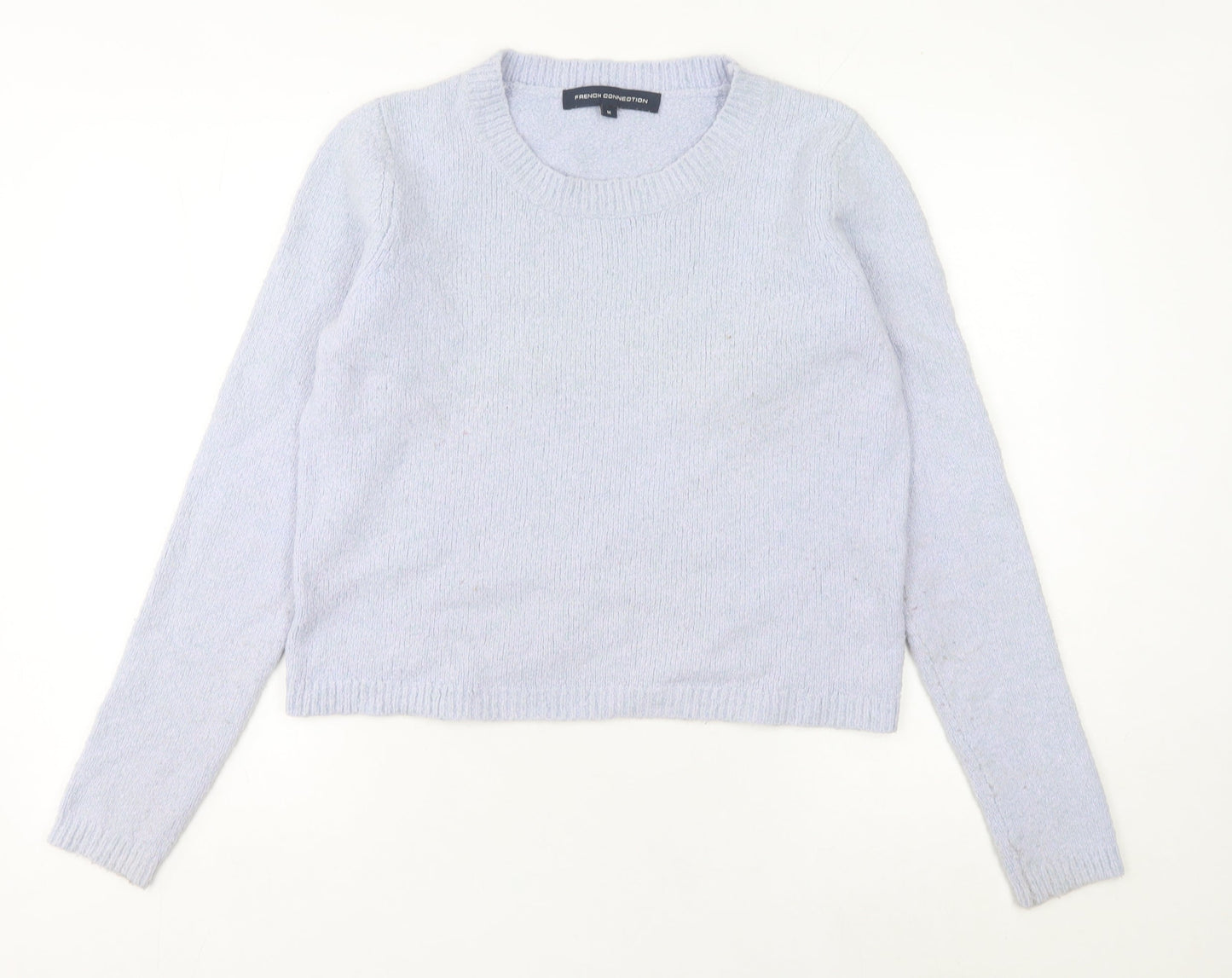 French Connection Women's Purple Wool Blend Pullover Jumper M