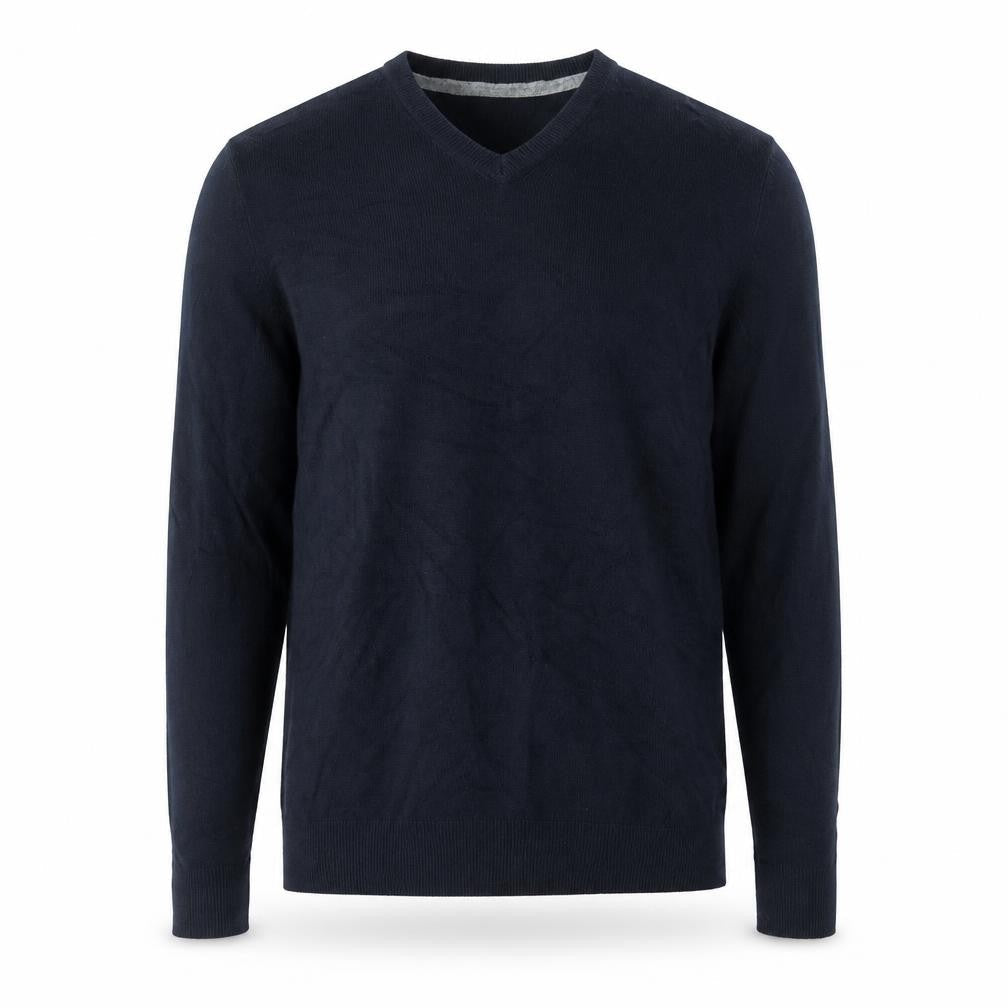Debenhams Men’s Blue V-Neck Long Sleeve Pullover Jumper S Regular