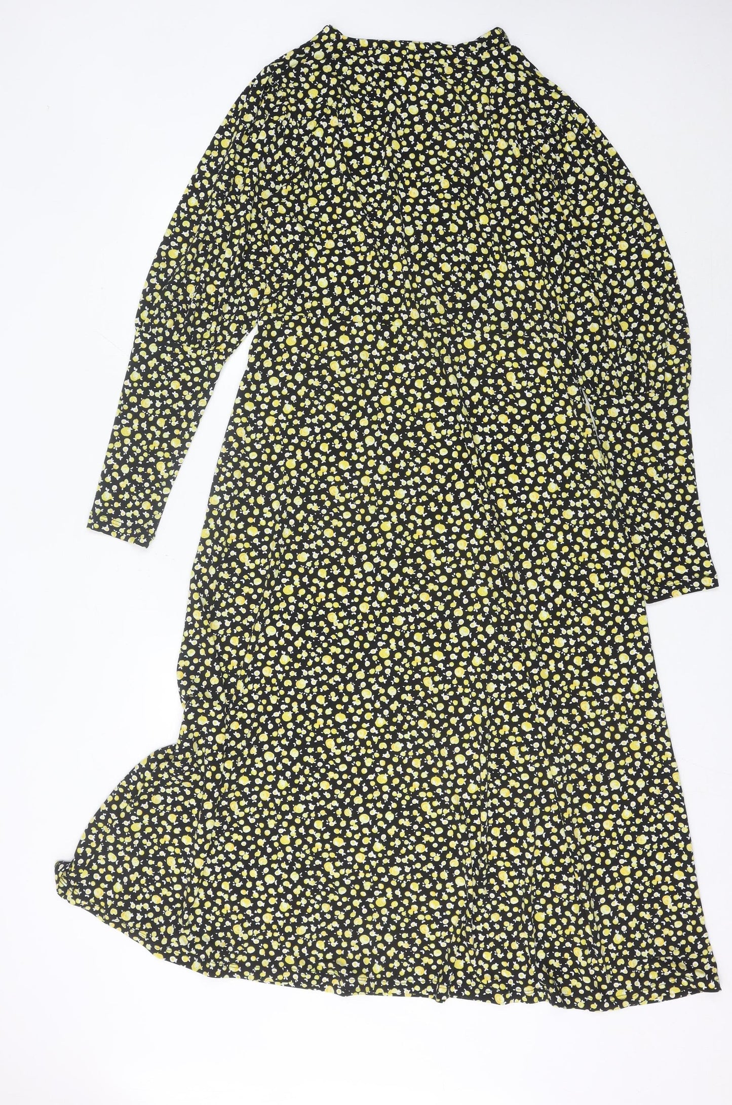 Lipsy Women’s Multicoloured Floral A-Line Midi Dress Size 14