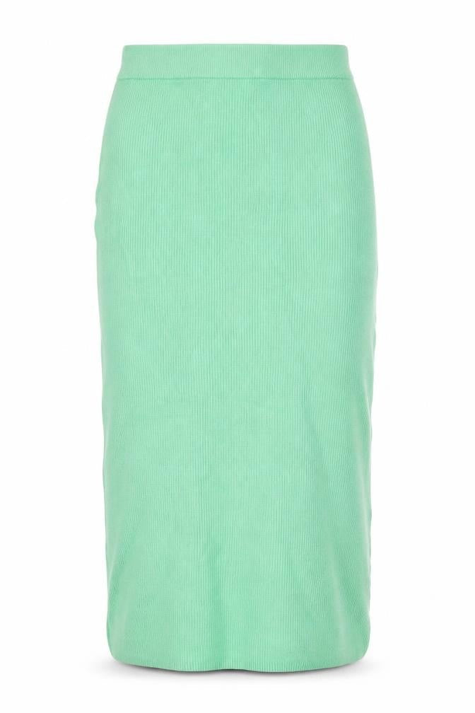 Marks & Spencer Women’s Green Midi Pencil Skirt Size S Knit Stretch