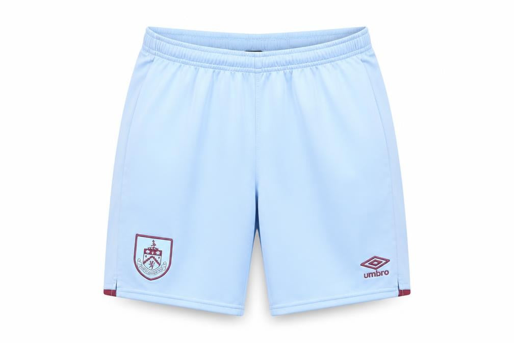 Umbro Boys Blue 13 Years Burnley FC Athletic Football Shorts Polyester