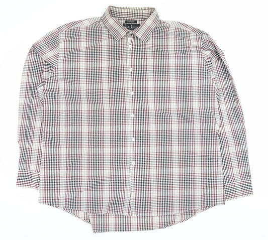 Isobel Kristel New York Men’s Multicoloured Check 2XL Long Sleeve Shirt