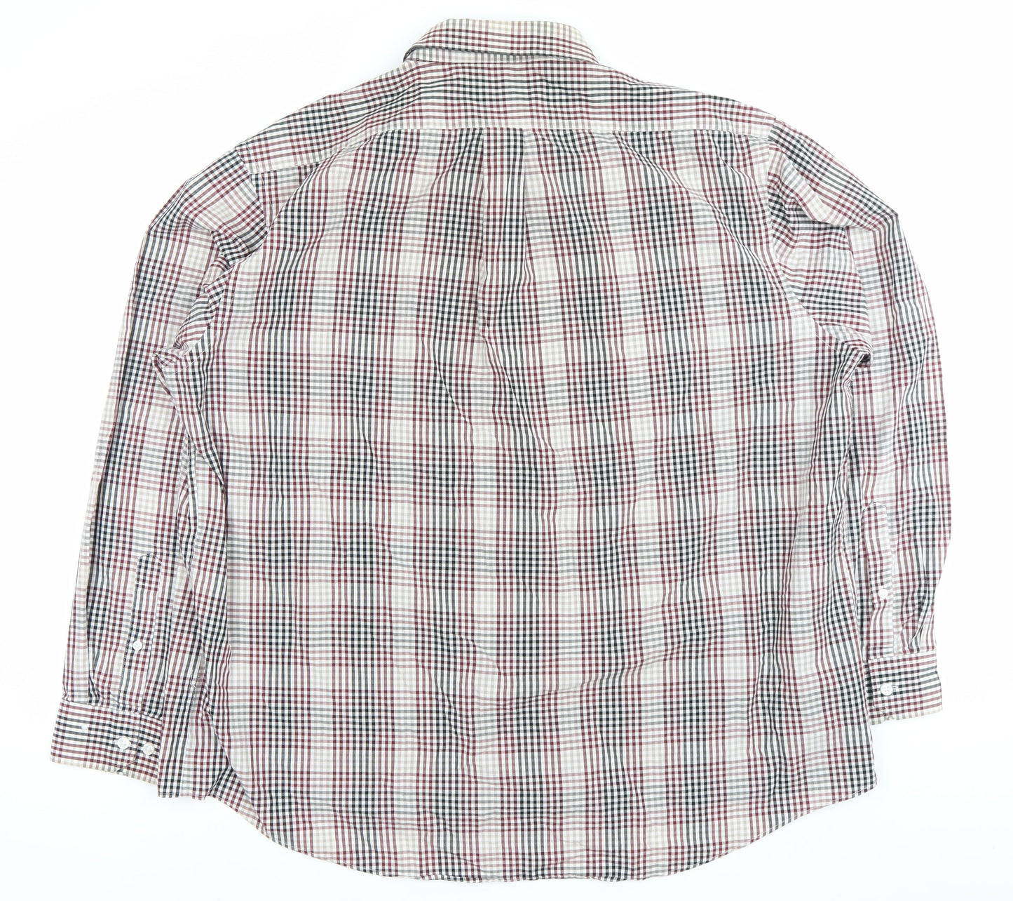 Isobel Kristel New York Men’s Multicoloured Check 2XL Long Sleeve Shirt