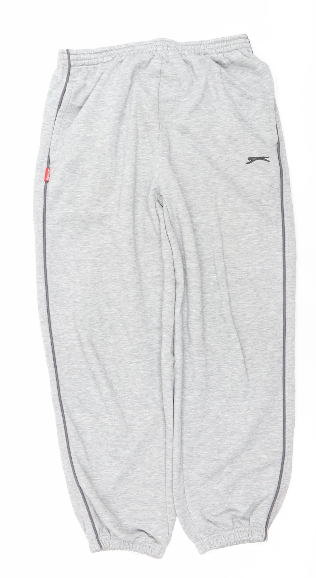 Slazenger Boys Grey Jogger Trousers 13 Years Regular Fit Fleece Sportswear