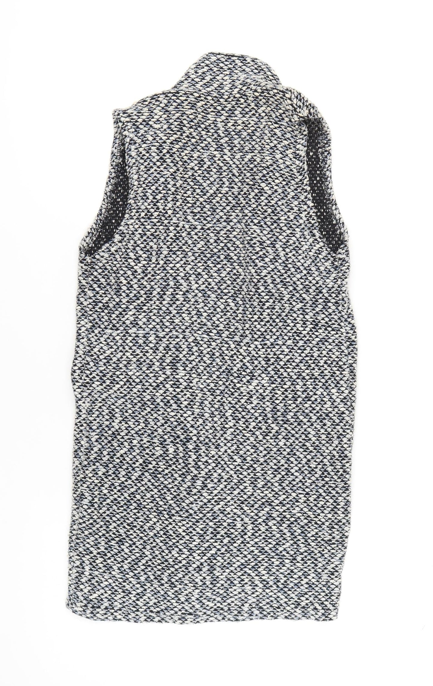 Atmosphere Women's Multicoloured Tweed Waistcoat Size 8 Cotton Blend