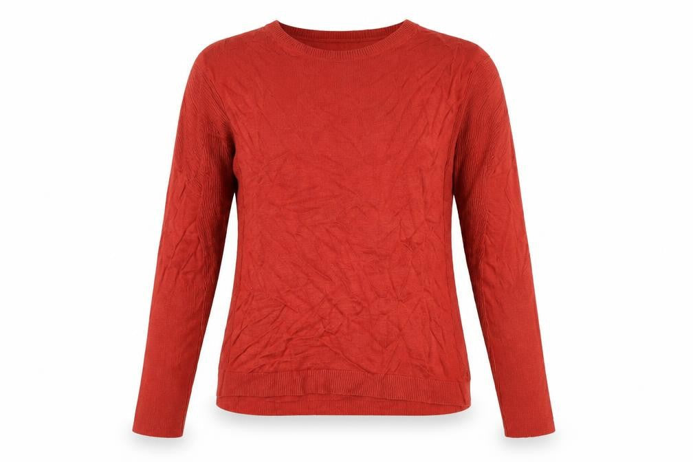 Marks & Spencer Women's Red Size 14 Crew Neck Pullover Jumper